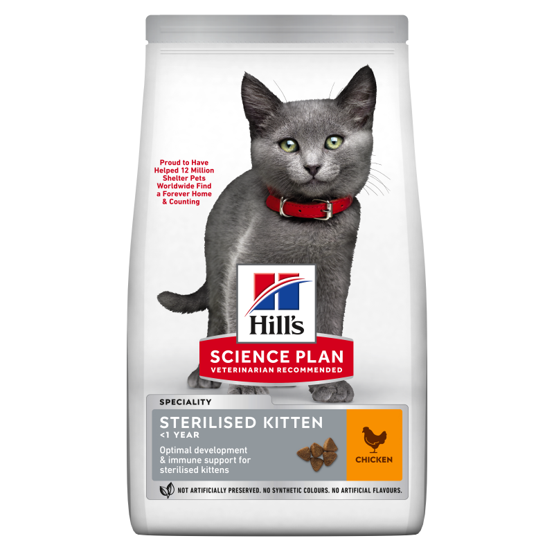 Hills Science Plan Feline Sterilised Kitten Pollo